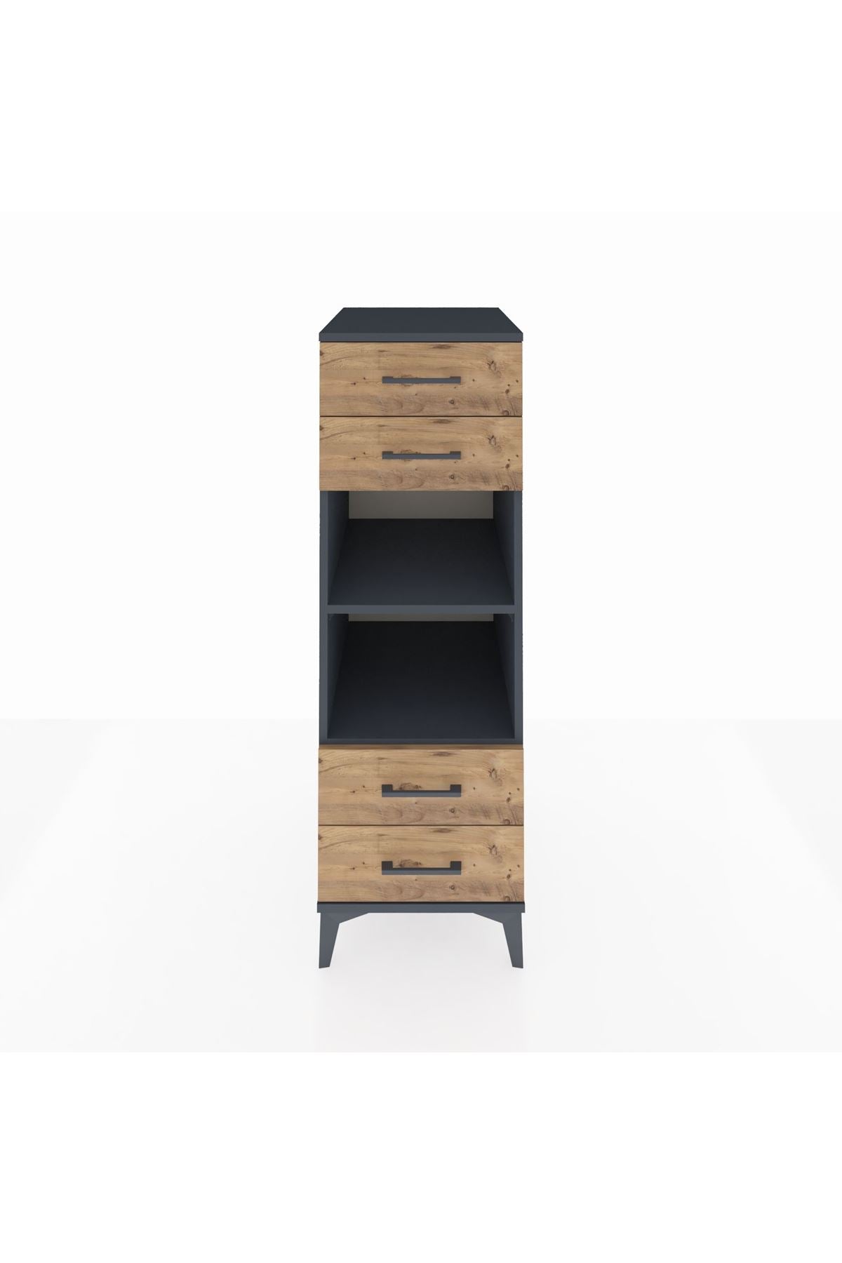 Kronos Dolap 2 Raflı 4 Çekmeceli 44x59x134 - S82M121V6C