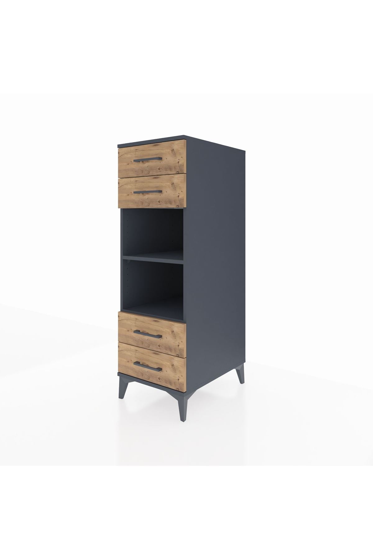 Kronos Dolap 2 Raflı 4 Çekmeceli 44x59x134 - S82M121V6C