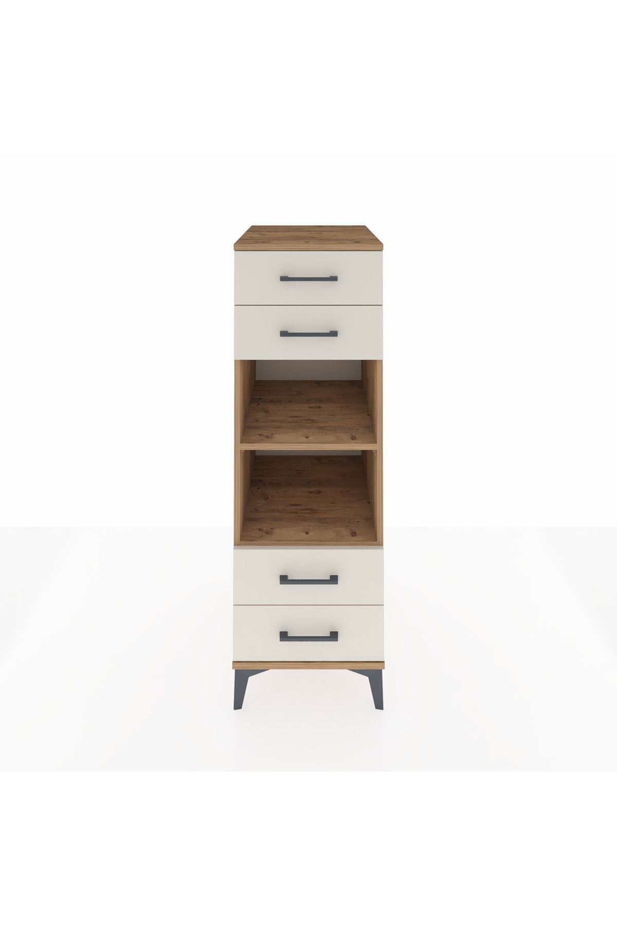 Kronos Dolap 2 Raflı 4 Çekmeceli 44x59x134 - S82M121V7C