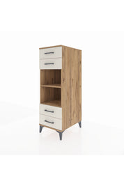 Kronos Dolap 2 Raflı 4 Çekmeceli 44x59x134 - S82M121V7C