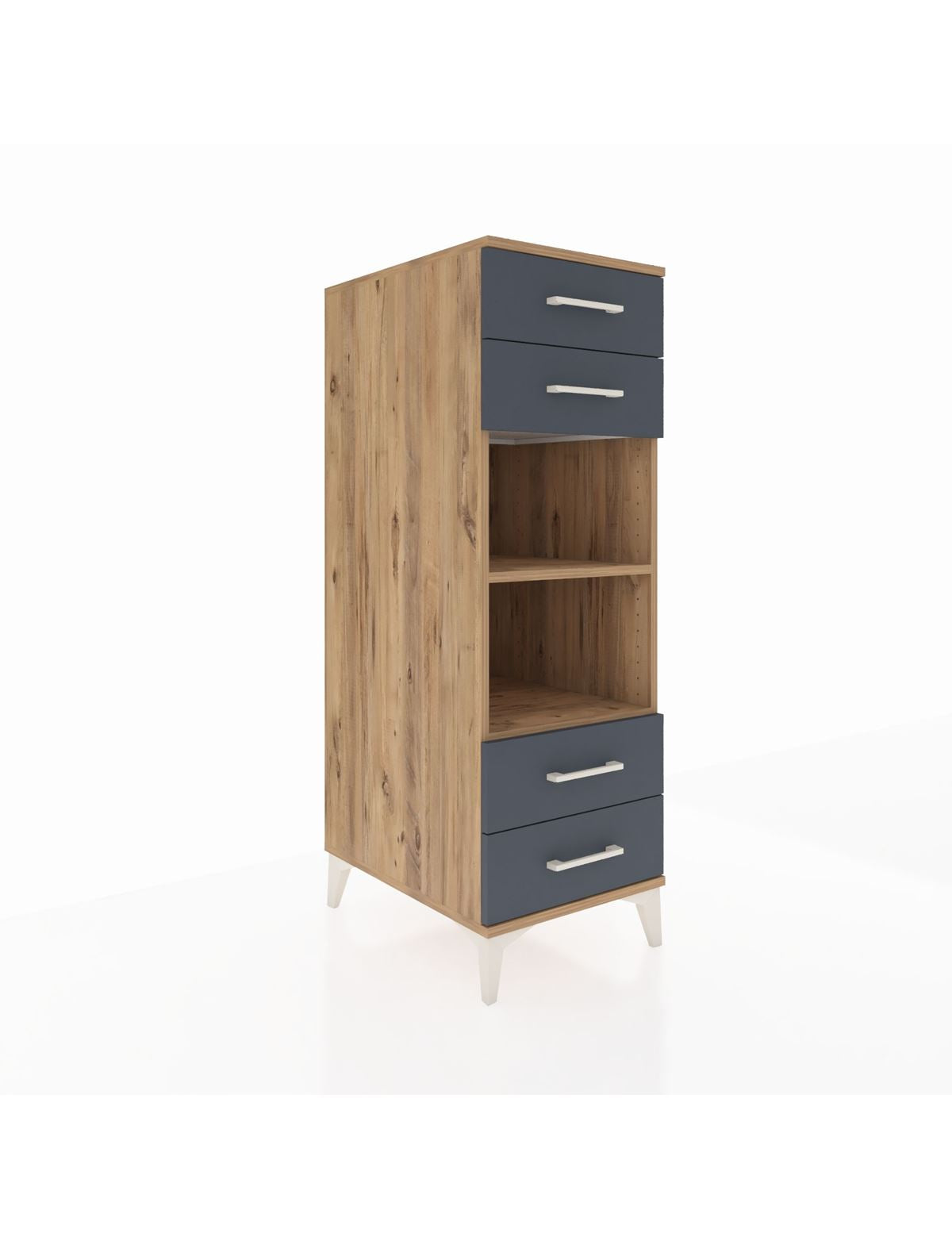 Kronos Dolap 2 Raflı 4 Çekmeceli 44x59x134 - S82M121V8C