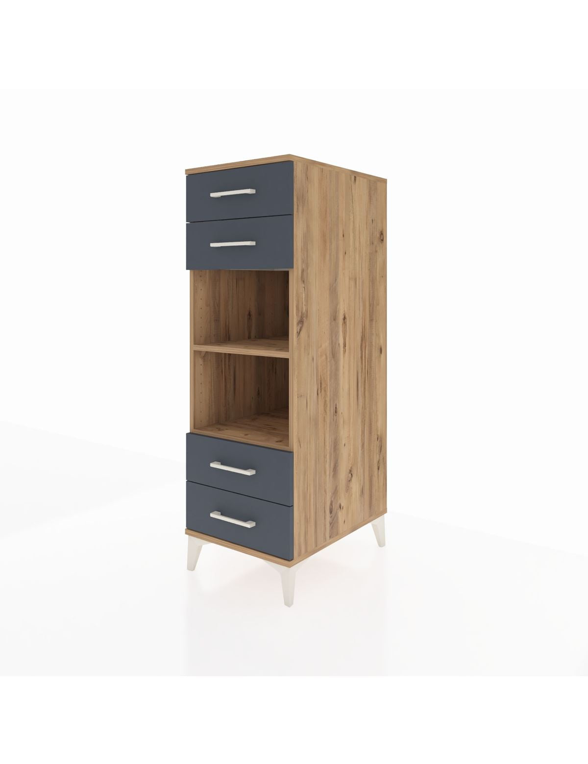 Kronos Dolap 2 Raflı 4 Çekmeceli 44x59x134 - S82M121V8C