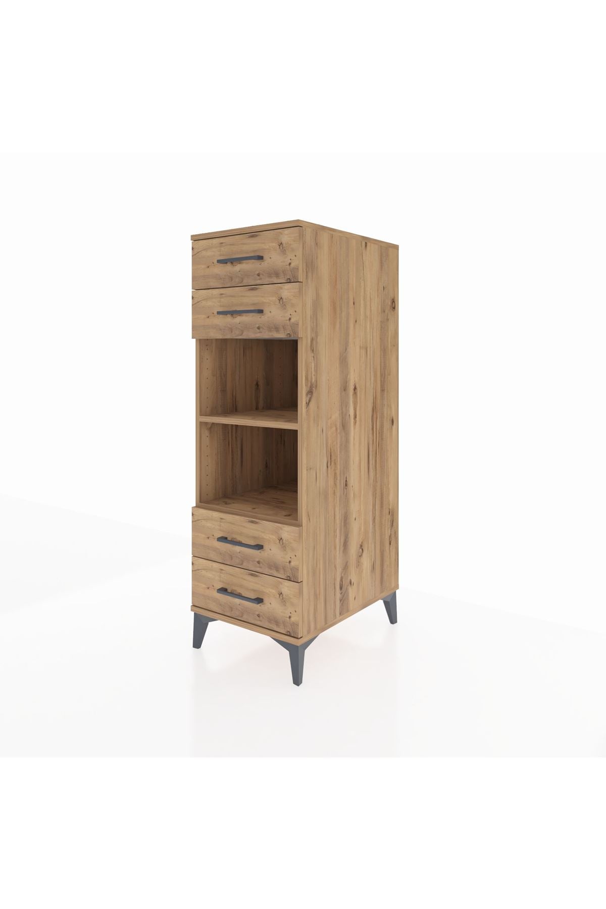 Kronos Dolap 2 Raflı 4 Çekmeceli 44x59x134 - S82M121V9C