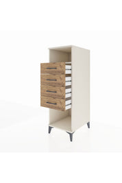 Kronos Dolap Tek Raflı 4 Çekmeceli 44x59x134 - S82M122V3C