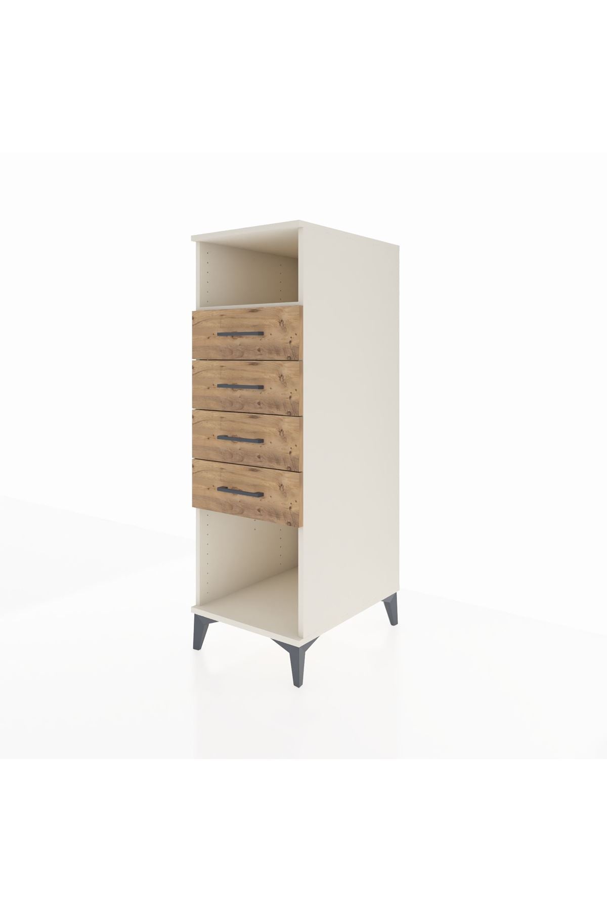Kronos Dolap Tek Raflı 4 Çekmeceli 44x59x134 - S82M122V3C