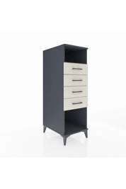 Kronos Dolap Tek Raflı 4 Çekmeceli 44x59x134 - S82M122V4C