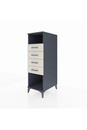 Kronos Dolap Tek Raflı 4 Çekmeceli 44x59x134 - S82M122V4C