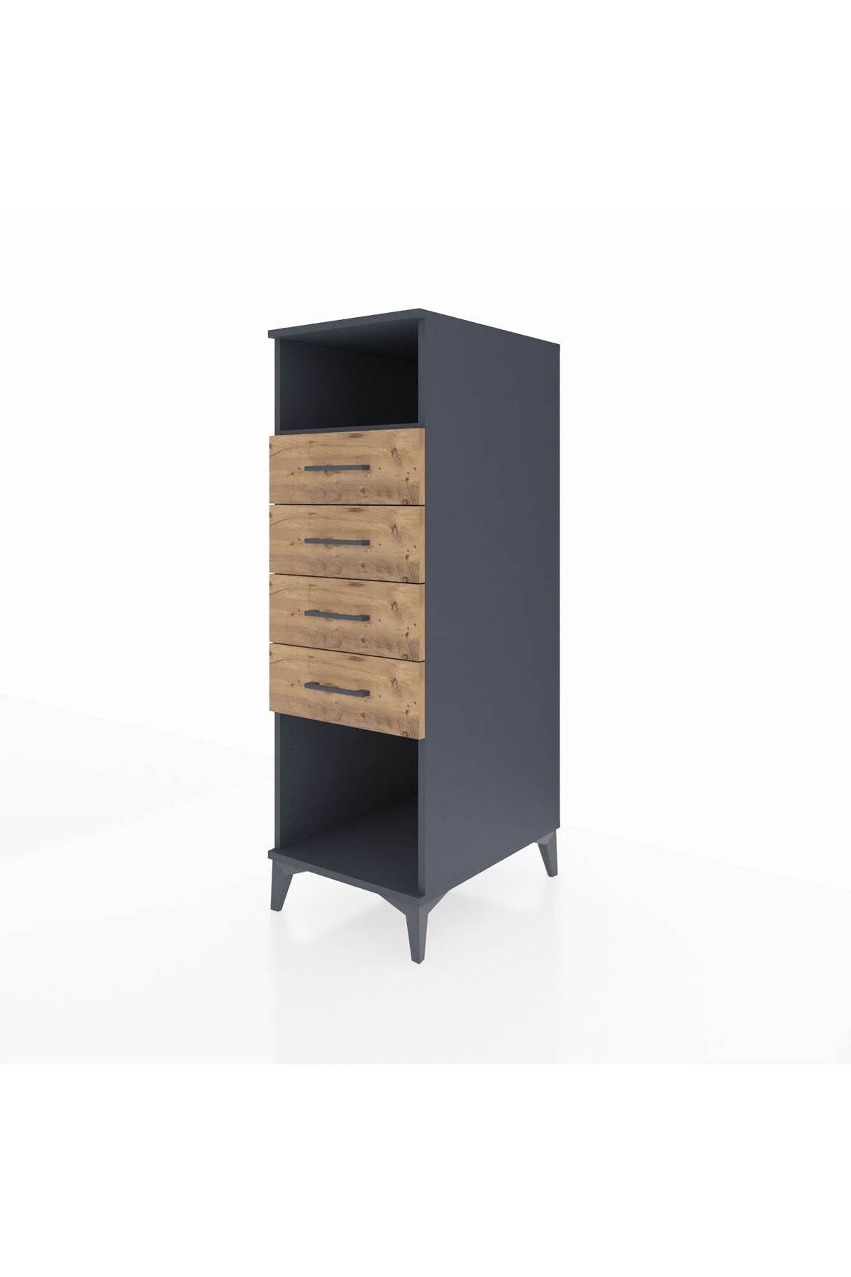 Kronos Dolap Tek Raflı 4 Çekmeceli 44x59x134 - S82M122V6C