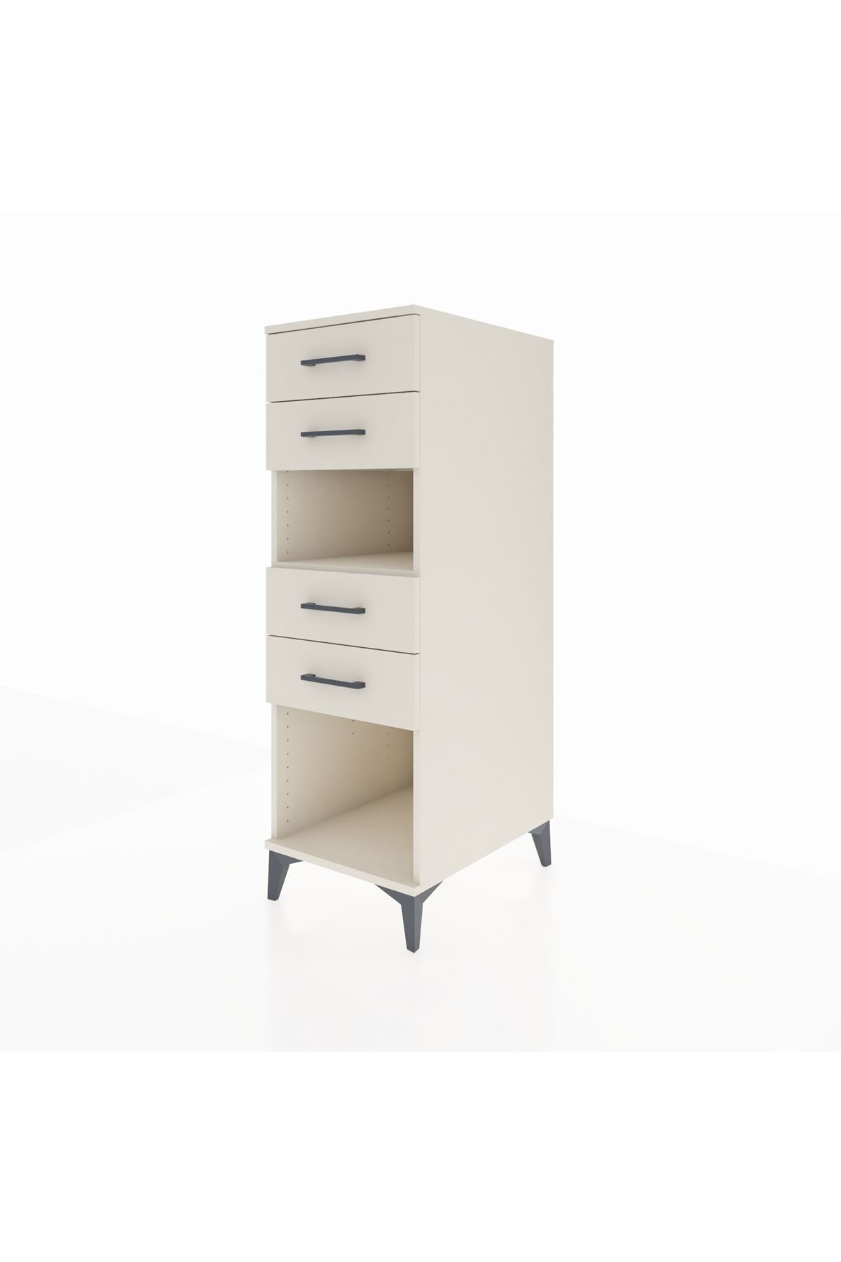 Kronos Dolap Tek Raflı 4 Çekmeceli 44x59x134 - S82M123V1C