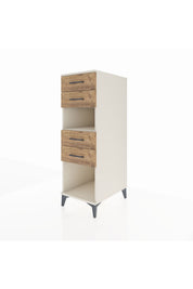 Kronos Dolap Tek Raflı 4 Çekmeceli 44x59x134 - S82M123V3C
