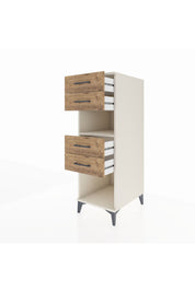 Kronos Dolap Tek Raflı 4 Çekmeceli 44x59x134 - S82M123V3C