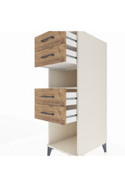 Kronos Dolap Tek Raflı 4 Çekmeceli 44x59x134 - S82M123V3C