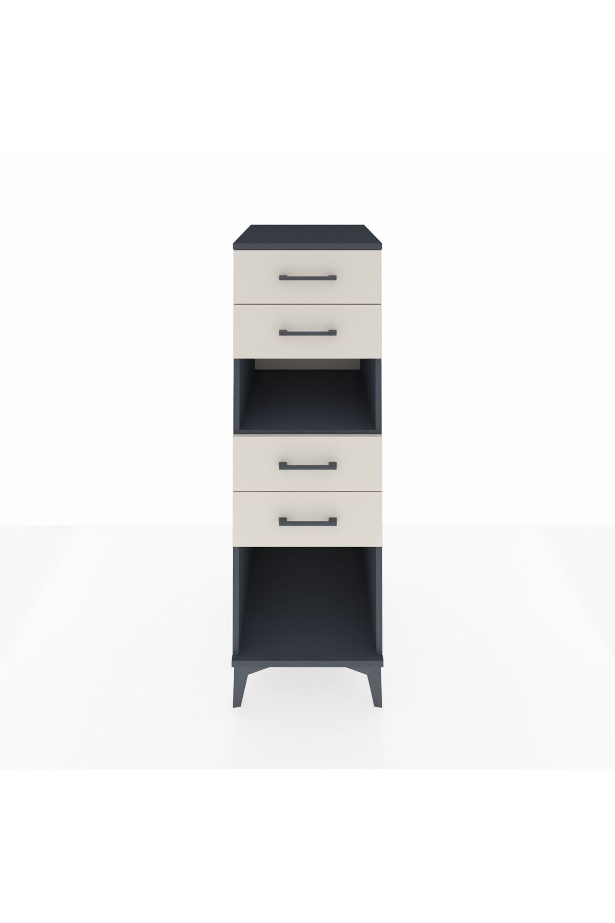 Kronos Dolap Tek Raflı 4 Çekmeceli 44x59x134 - S82M123V4C