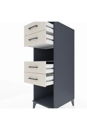 Kronos Dolap Tek Raflı 4 Çekmeceli 44x59x134 - S82M123V4C