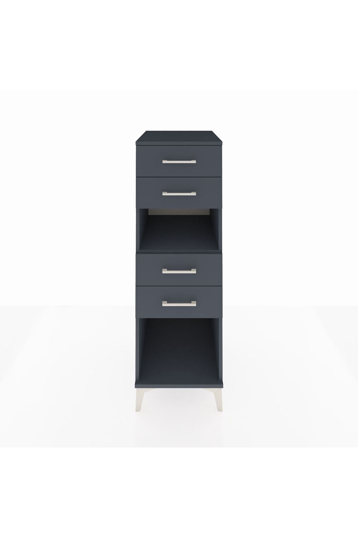 Kronos Dolap Tek Raflı 4 Çekmeceli 44x59x134 - S82M123V5C