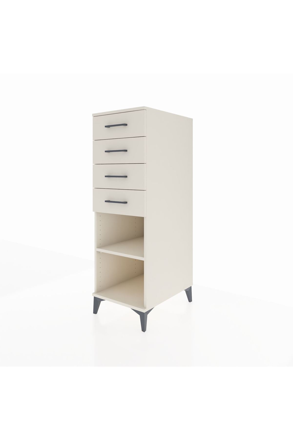Kronos Dolap Tek Raflı 4 Çekmeceli 44x59x134 - S82M124V1C