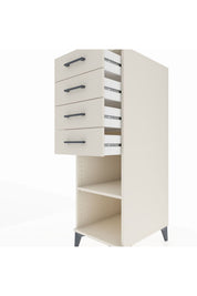 Kronos Dolap Tek Raflı 4 Çekmeceli 44x59x134 - S82M124V1C