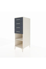 Kronos Dolap Tek Raflı 4 Çekmeceli 44x59x134 - S82M124V2C
