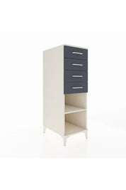 Kronos Dolap Tek Raflı 4 Çekmeceli 44x59x134 - S82M124V2C
