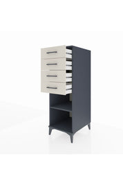 Kronos Dolap Tek Raflı 4 Çekmeceli 44x59x134 - S82M124V4C