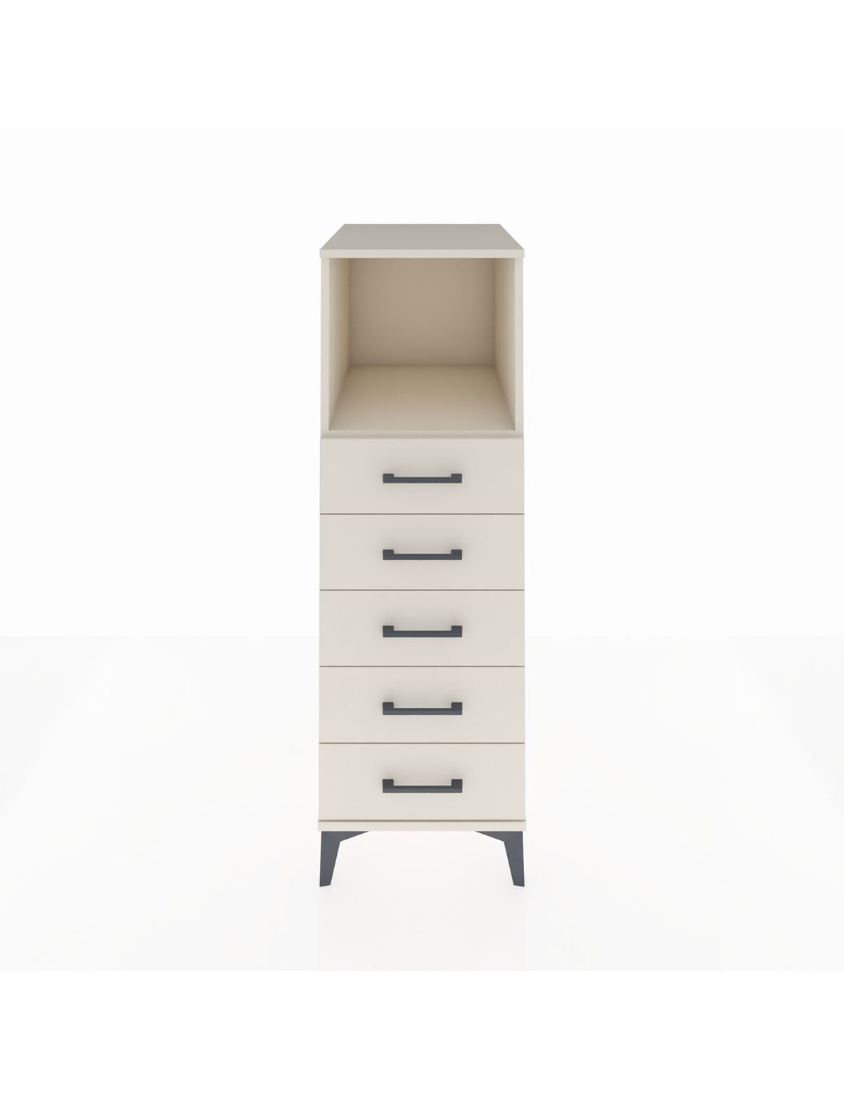 Kronos Dolap Tek Raflı 5 Çekmeceli 44x59x134 - S82M125V1C