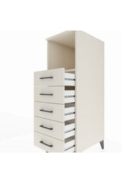 Kronos Dolap Tek Raflı 5 Çekmeceli 44x59x134 - S82M125V1C