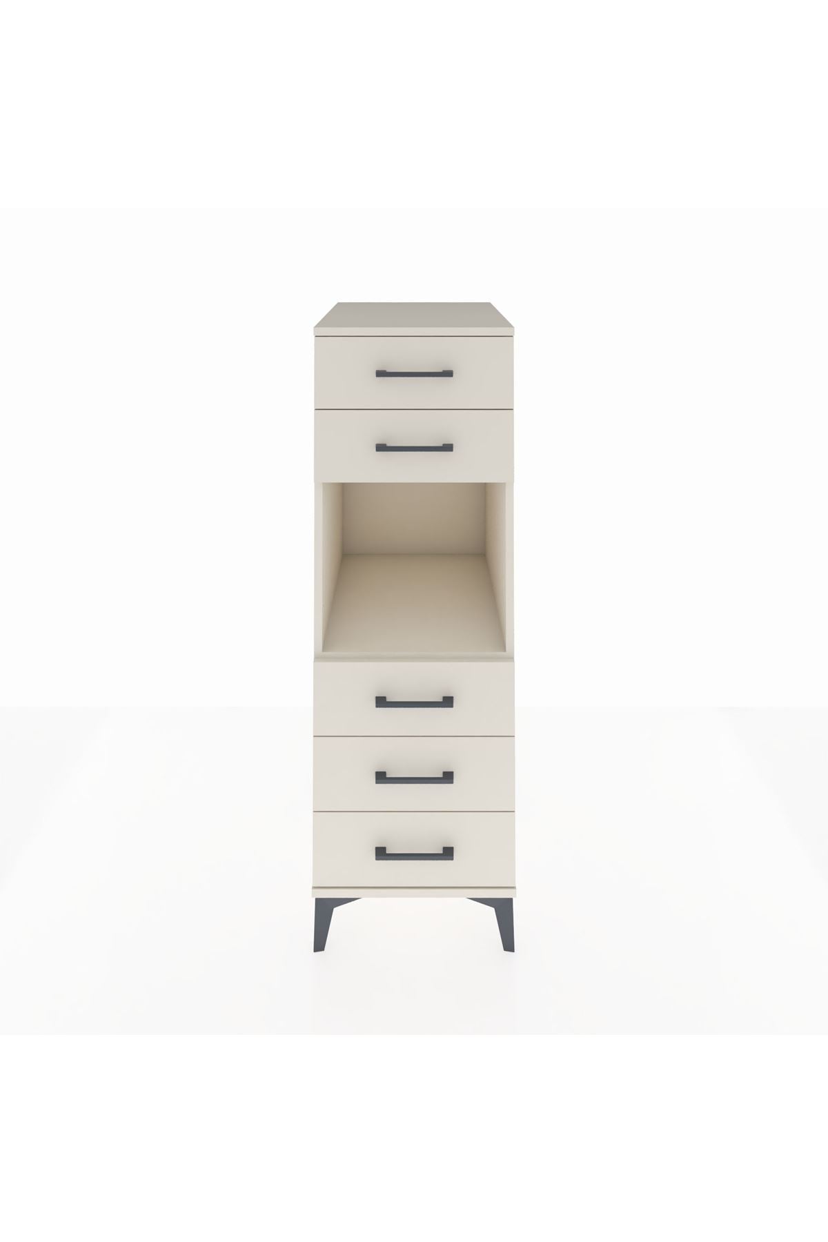 Kronos Dolap Tek Raflı 5 Çekmeceli 44x59x134 - S82M126V1C