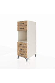 Kronos Dolap Tek Raflı 5 Çekmeceli 44x59x134 - S82M126V3C
