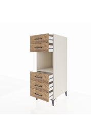 Kronos Dolap Tek Raflı 5 Çekmeceli 44x59x134 - S82M126V3C