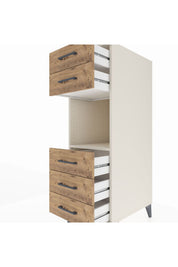Kronos Dolap Tek Raflı 5 Çekmeceli 44x59x134 - S82M126V3C
