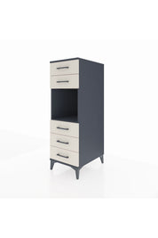 Kronos Dolap Tek Raflı 5 Çekmeceli 44x59x134 - S82M126V4C