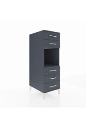 Kronos Dolap Tek Raflı 5 Çekmeceli 44x59x134 - S82M126V5C
