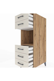 Kronos Dolap Tek Raflı 5 Çekmeceli 44x59x134 - S82M126V7C