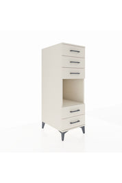 Kronos Dolap Tek Raflı 5 Çekmeceli 44x59x134 - S82M127V1C