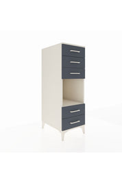Kronos Dolap Tek Raflı 5 Çekmeceli 44x59x134 - S82M127V2C