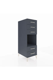 Kronos Dolap Tek Raflı 5 Çekmeceli 44x59x134 - S82M127V5C
