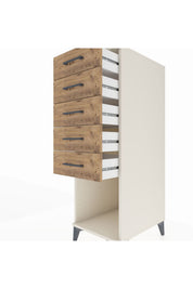 Kronos Dolap 5 Çekmeceli 44x59x134 - S82M128V3C