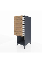 Kronos Dolap 5 Çekmeceli 44x59x134 - S82M128V6C