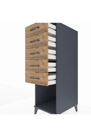 Kronos Dolap 5 Çekmeceli 44x59x134 - S82M128V6C