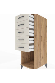 Kronos Dolap 5 Çekmeceli 44x59x134 - S82M128V7C