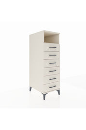 Kronos Dolap Tek Raflı 6 Çekmeceli 44x59x134 - S82M129V1C