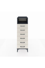 Kronos Dolap Tek Raflı 6 Çekmeceli 44x59x134 - S82M129V4C