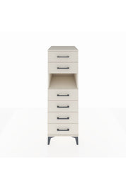Kronos Dolap Tek Raflı 6 Çekmeceli 44x59x134 - S82M130V1C