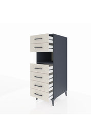 Kronos Dolap Tek Raflı 6 Çekmeceli 44x59x134 - S82M130V4C