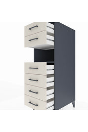 Kronos Dolap Tek Raflı 6 Çekmeceli 44x59x134 - S82M130V4C