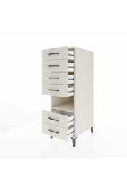 Kronos Dolap Tek Raflı 6 Çekmeceli 44x59x134 - S82M131V1C