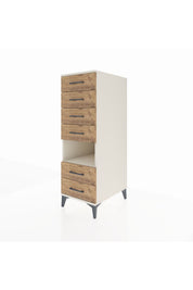 Kronos Dolap Tek Raflı 6 Çekmeceli 44x59x134 - S82M131V3C