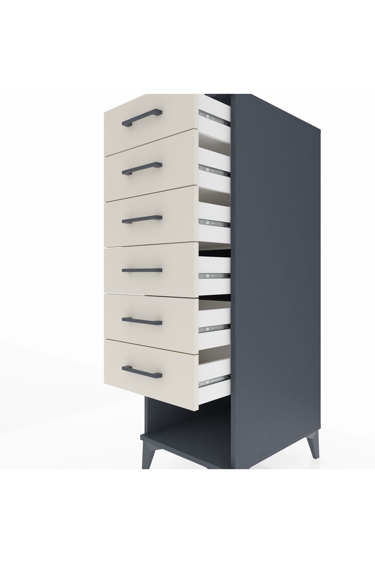 Kronos Dolap 6 Çekmeceli 44x59x134 - S82M132V4C