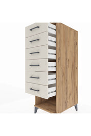 Kronos Dolap 6 Çekmeceli 44x59x134 - S82M132V7C