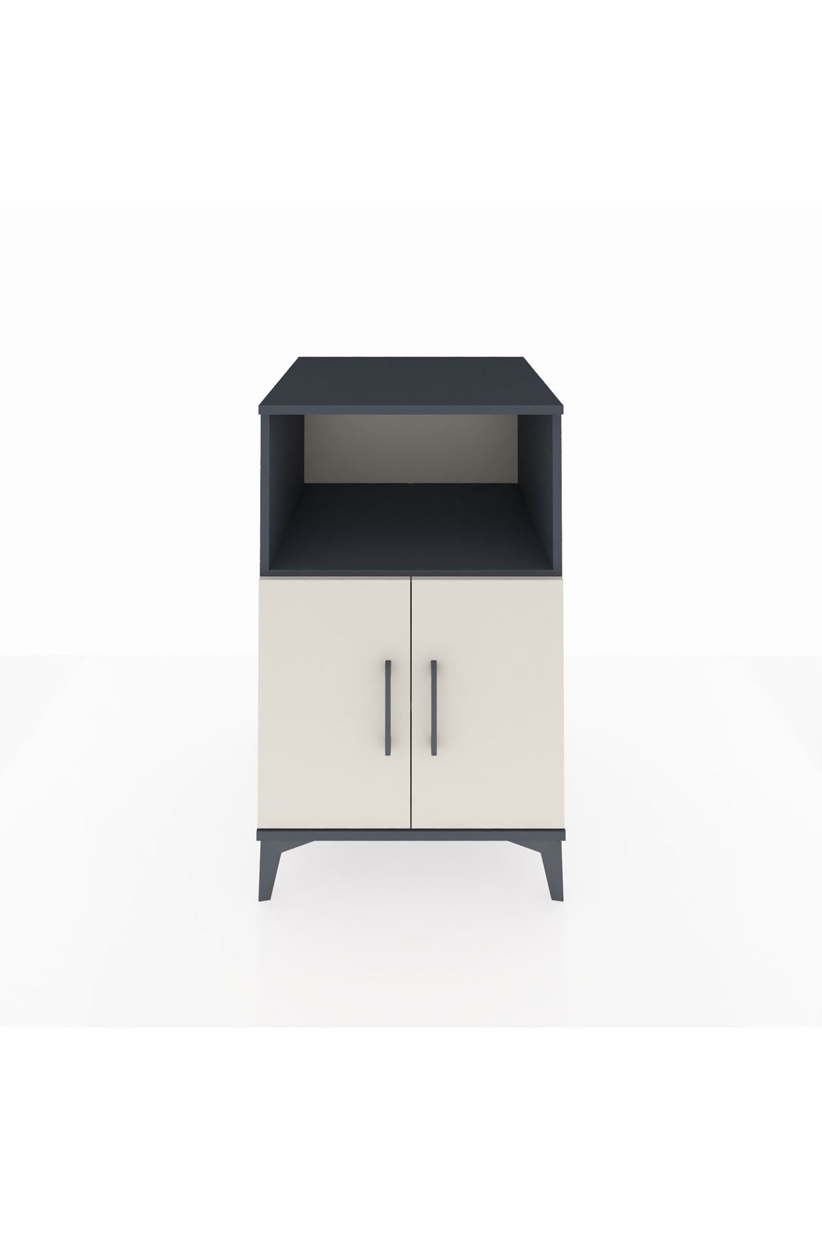 Kronos Komodin 2 Raflı 2 Kapaklı 60x59x96 - S80M036V4C